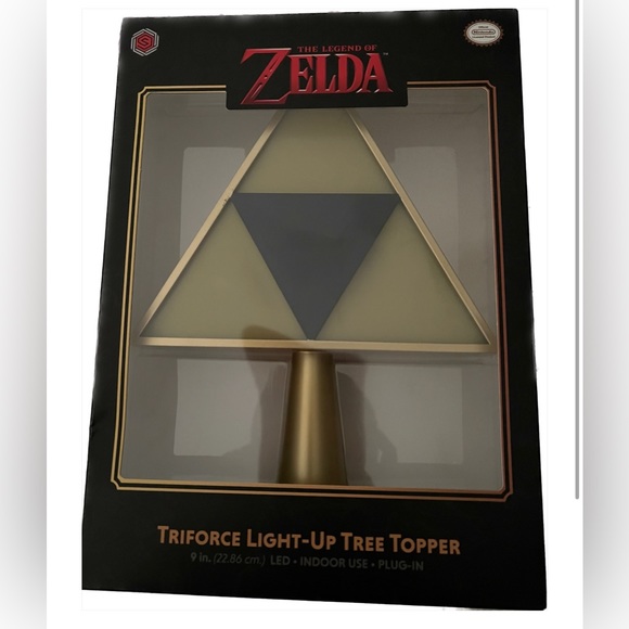 Nintendo | The Legend of Zelda | Triforce Light-Up Tree Topper - Picture 1 of 4
